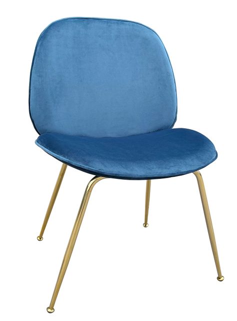 Par de Sillas de Comedor Century Velvet-2