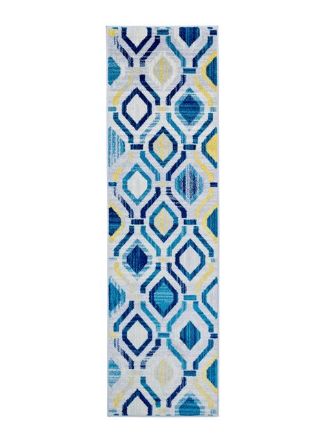 Alfombra de Pasillo Elit 70x230 cm Azul-0
