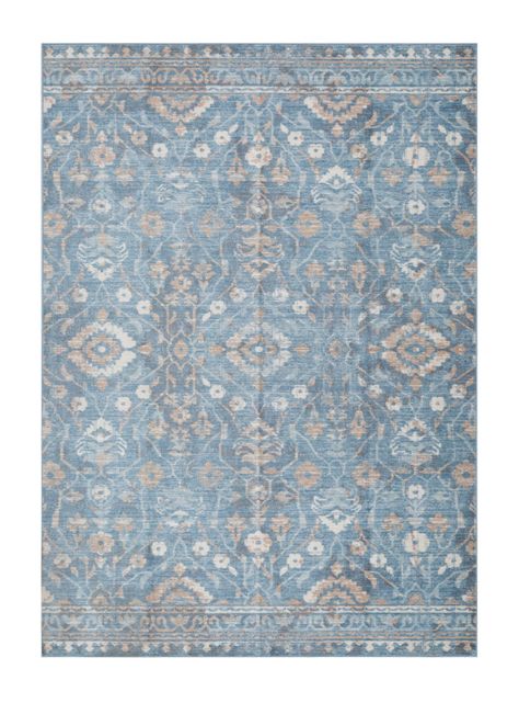 Alfombra Vintage Sky Blue D1 195x285 cm-0