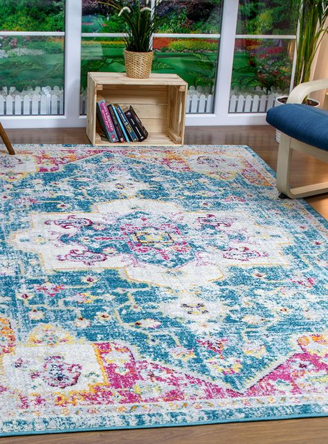 Alfombra 200 x 290 cm Elit78 Azul-1