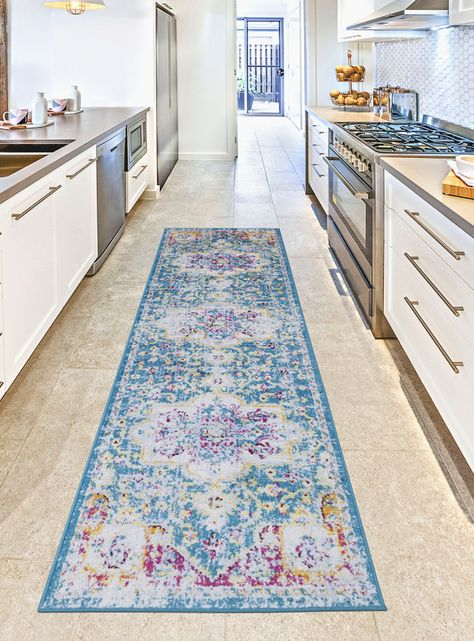 Alfombra de Pasillo 70 x 230 cm Elit78 Azul-1