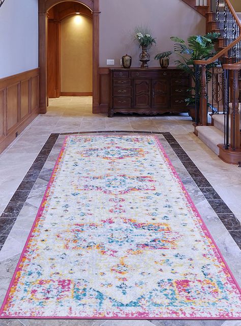 Alfombra de Pasillo 70 x 230 cm Elit78 Rosado-1