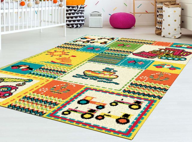 Alfombra Infantil de 100 x 133 cm Happy Boy-1