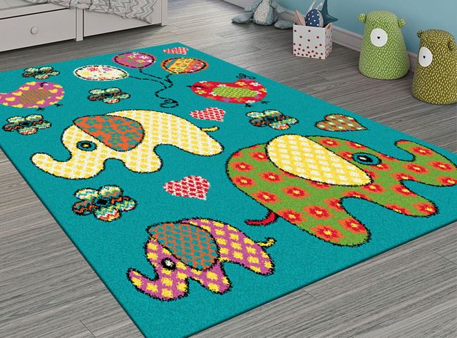 Alfombra Infantil Happy Girl 100x133 cm-1