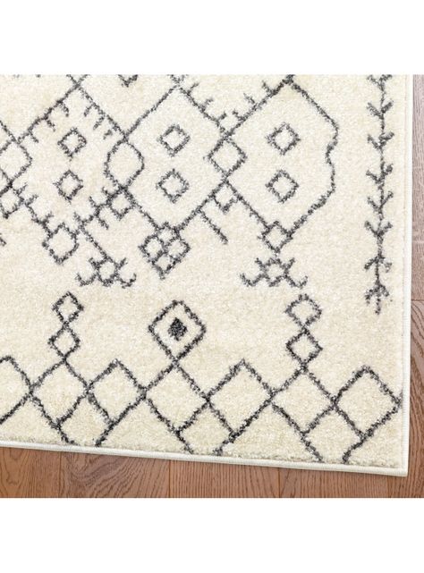 Alfombra de Pasillo 70 x 230 cm Modalfo Florida27 Blanco-4