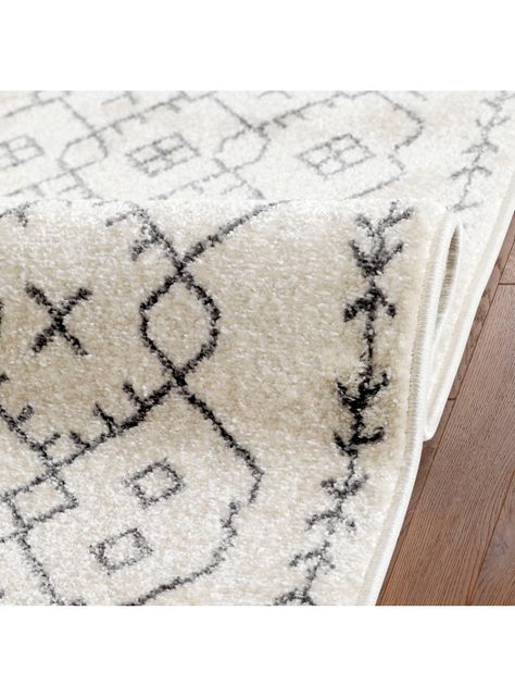 Alfombra de Pasillo 70 x 230 cm Modalfo Florida27 Blanco-2