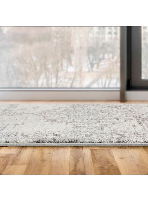 Alfombra de Pasillo 70 x 230 cm Modalfo Florida63 Gris-5