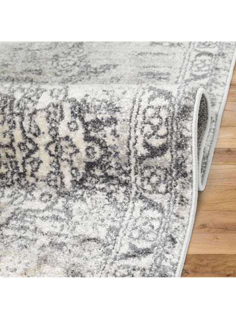 Alfombra de Pasillo 70 x 230 cm Modalfo Florida63 Gris-2