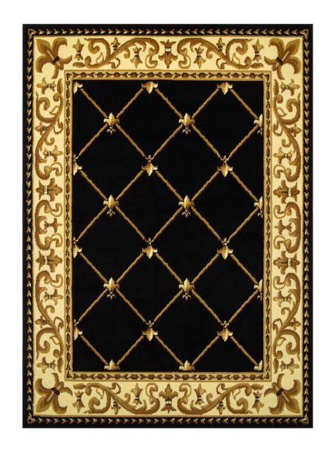 Alfombra 153 x 213 cm Kashank 503 Negro-0