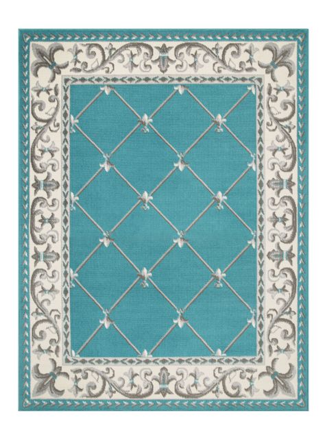 Alfombra 245 x 305 cm Kashank 503 Azul-0