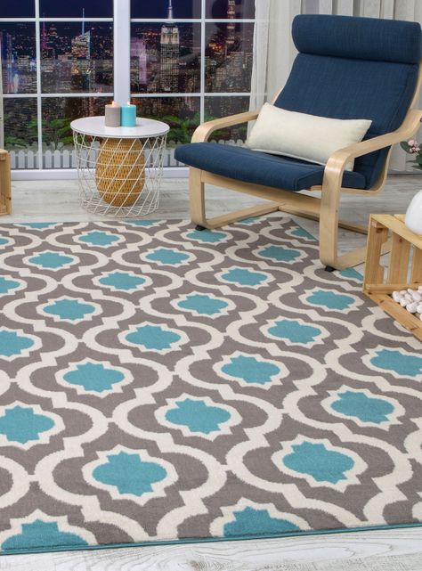 Alfombra 200 x 290 cm Kashank 505 Azul-4