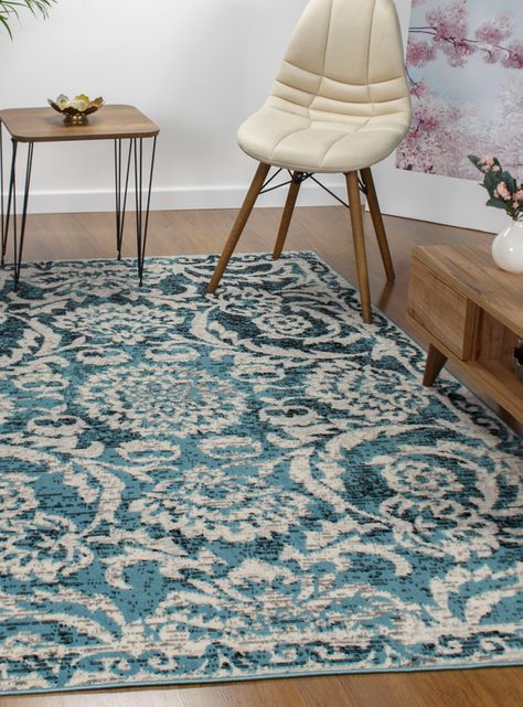 Alfombra 245 x 305 cm Kashank 506 Azul-4