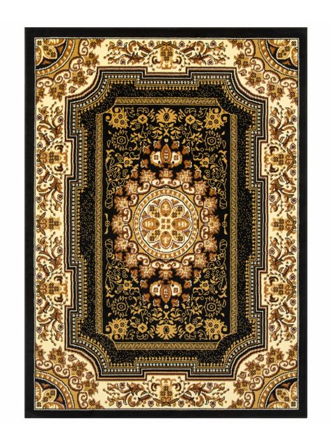 Alfombra 245 x 305 cm Kashank 4670 Negro-0
