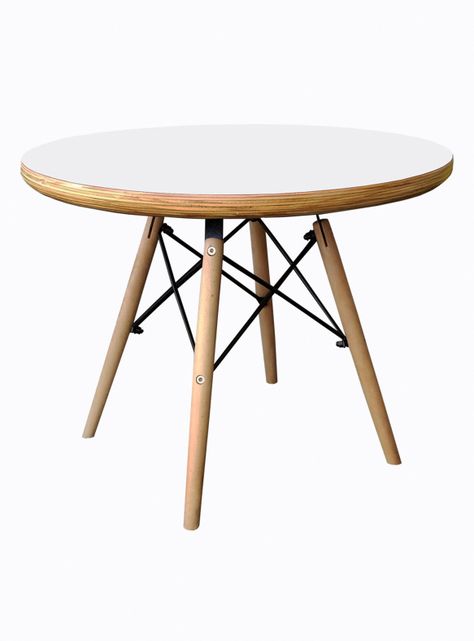 Mesa Infantil Nórdico Blanca + 2 Sillas Eames-1