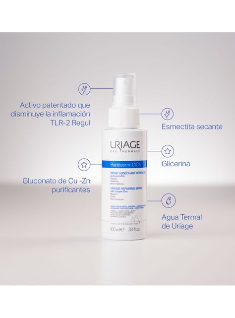 Tónico Uriage Bariéderm-CICA Spray Secante 100ml-2