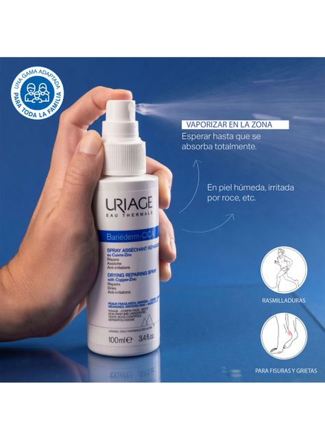 Tónico Uriage Bariéderm-CICA Spray Secante 100ml-3