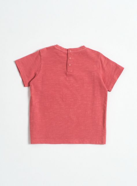 Polera Lisa con Bolsillo de Parche-1