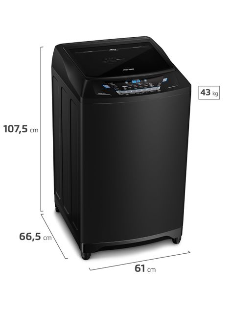 Lavadora Carga Superior 18 Kg Premium Care Pro 18 Black-1