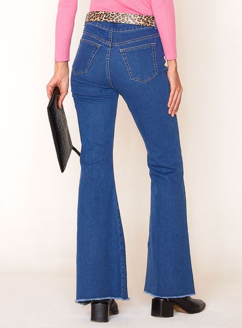 Jeans Romina Tiro Alto B Azul-1