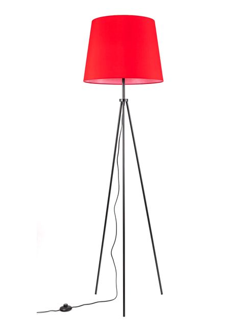 Lámpara Diseño 3 de Pie Mini Tripode Rojo-0