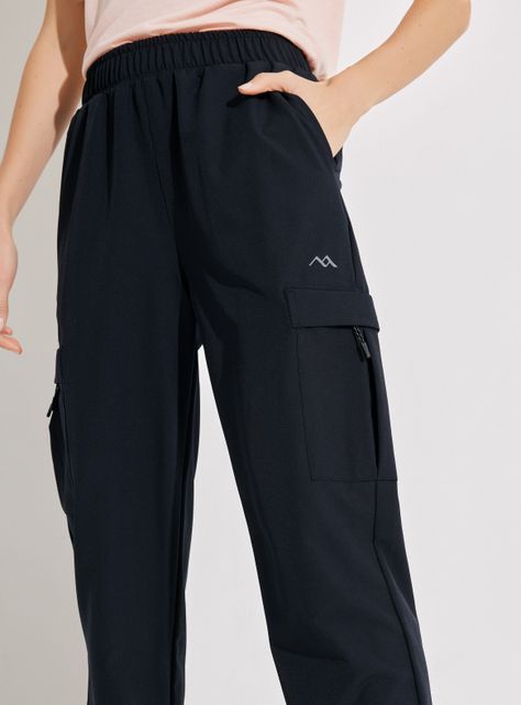Pantalón con Puño Jogger Cargo-1