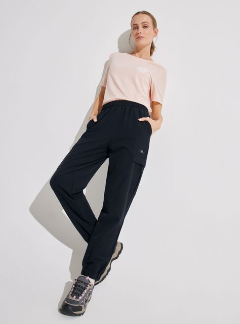 Pantalón con Puño Jogger Cargo-5