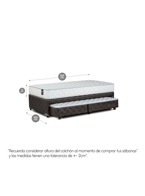 Diván Cama Ergo-T 1.5 Plazas-1