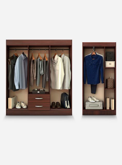 Set Muebles Dormitorio Clóset Trancura + Clóset Pasco-3