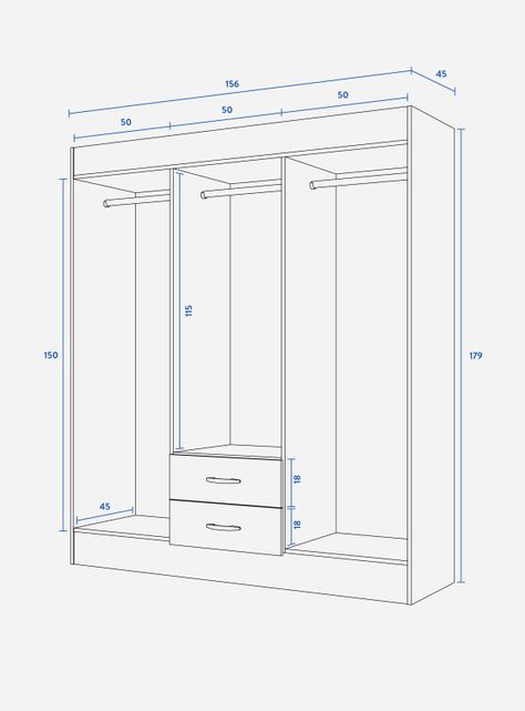 Set Muebles Dormitorio Clóset Trancura + Clóset Pasco-1
