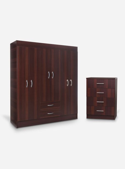 Set Muebles Dormitorio Clóset Trancura + Cómoda Fénix-0
