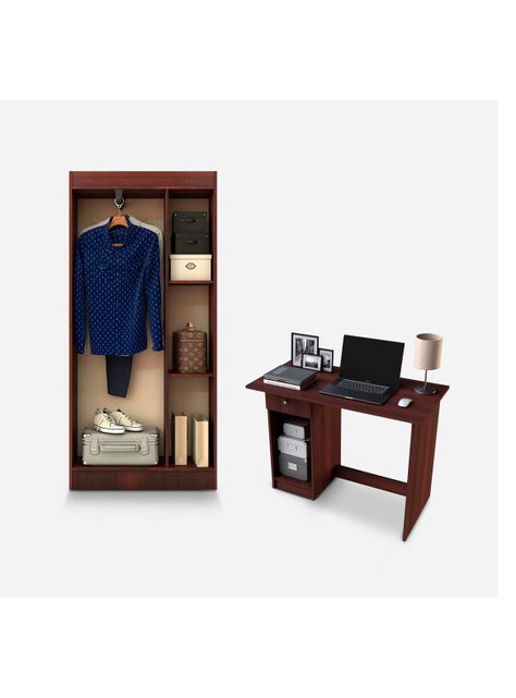 Set Muebles Dormitorio Clóset Pasco 3P + Escritorio 1C 1P-3
