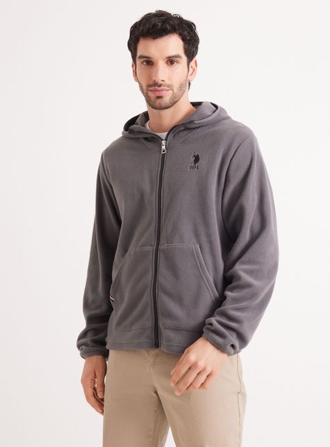 Polar Full Zip Fleece Capucha-0