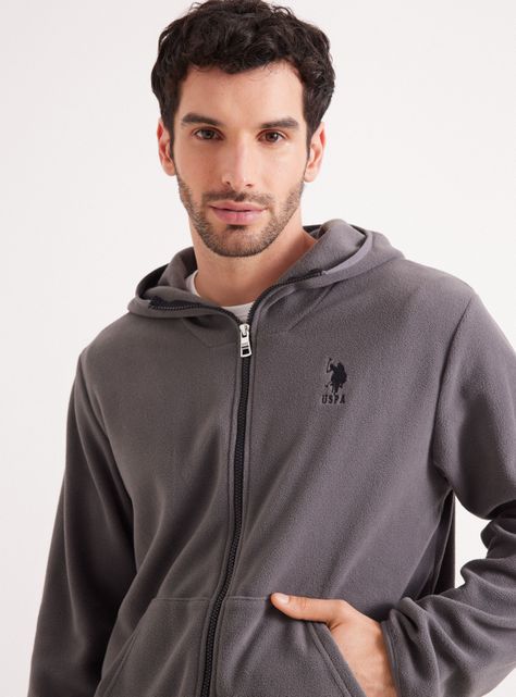 Polar Full Zip Fleece Capucha-2