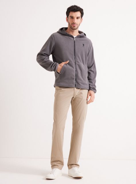Polar Full Zip Fleece Capucha-3
