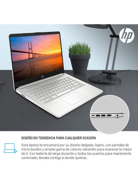 Notebook 14-fq1011la AMD Ryzen 5 5500u 8GB RAM 256GB SSD 14" HD Windows 11 Home-6