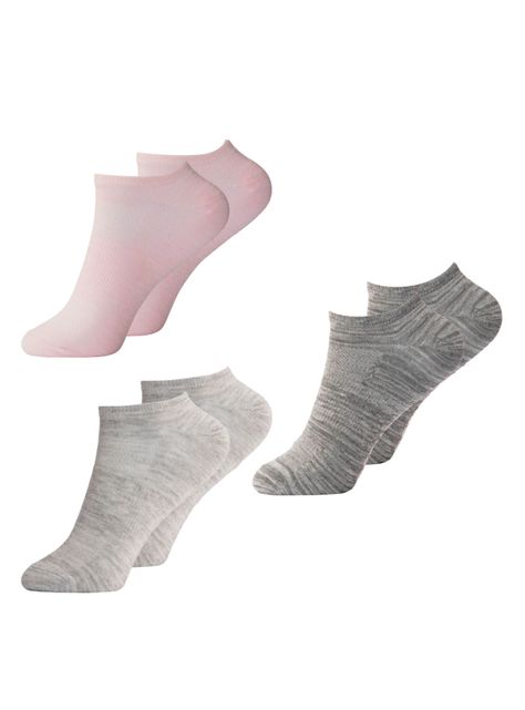 Calcetín 3Pack Mujer Non Terry Super No Show 9-11-0