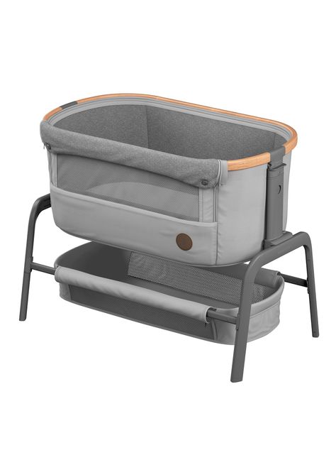 Cuna Colecho Lora Essential Gris-0