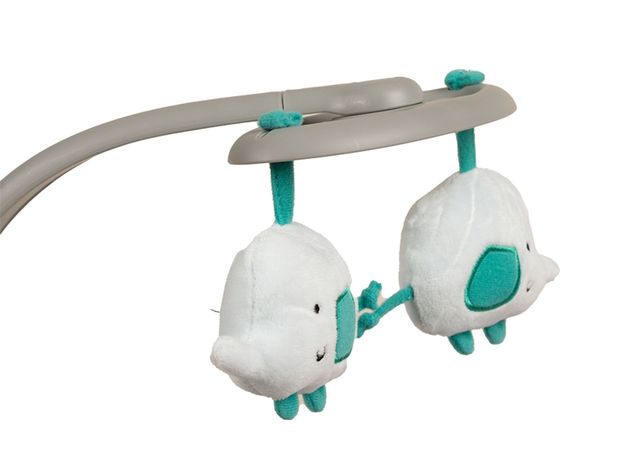 Silla Nido Mecedora Plegable Plástico Verde-2