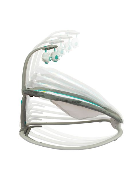 Silla Nido Mecedora Plegable Plástico Verde-4