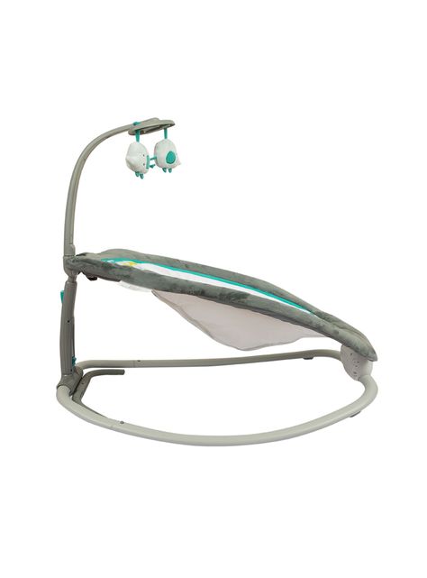 Silla Nido Mecedora Plegable Plástico Verde-1