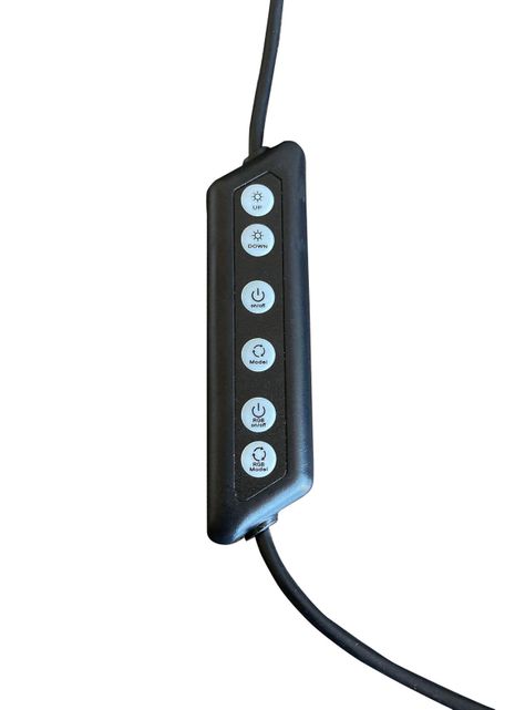 Aro de Luz TGB 20 cm Negro VIVRLRGB8-4