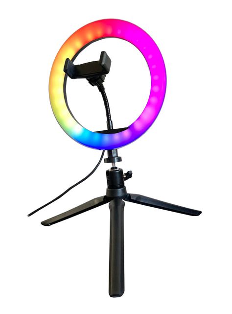 Aro de Luz TGB 20 cm Negro VIVRLRGB8-2