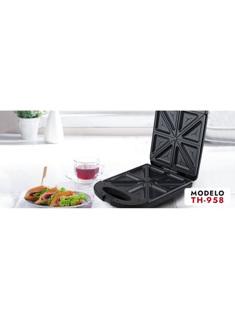 Sandwichera 2 Rebanadas 750W TH-952-6