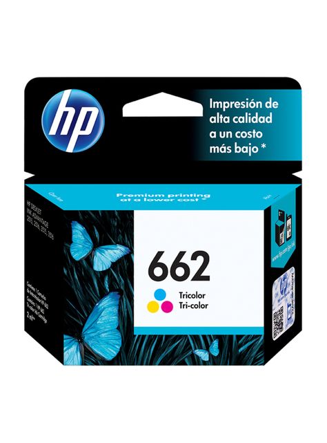 Cartucho HP Tinta 662 Tricolor Original-0