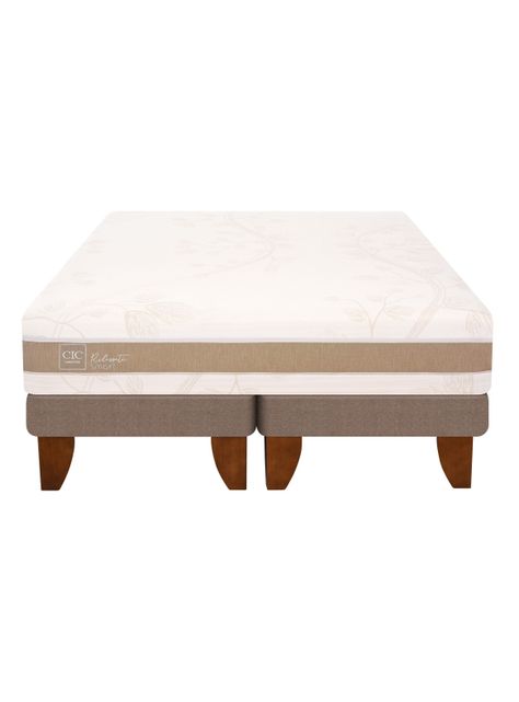 Cama Europea Rilassati Infinity 2 Plazas Long Base Dividida-2