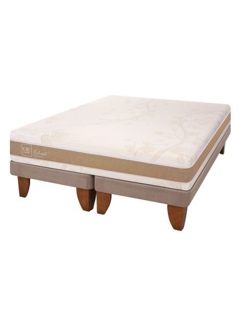 Cama Europea Rilassati Infinity 2 Plazas Long Base Dividida-0