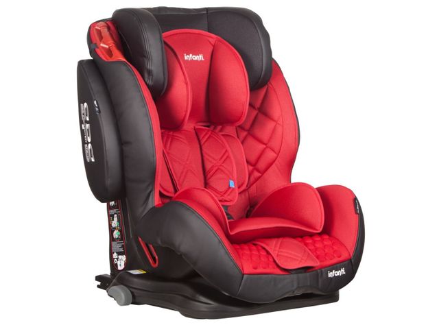 Butaca Infanti Elite SPS Isofix Rojo y Negro-0