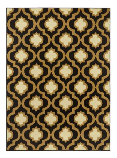 Alfombra Kashan King 245 x 305 cm Negra-0