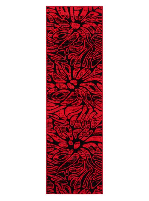 Alfombra Pasillo Siesta 70x230 cm D1 Rojo-0