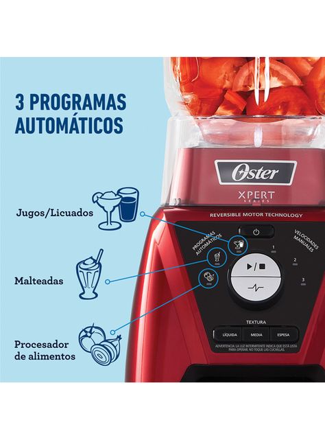 Licuadora Xpert Series Roja + Blend N Go-1